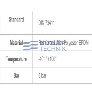 Siroco Heating Coolant Hose internal diameter 16mm 