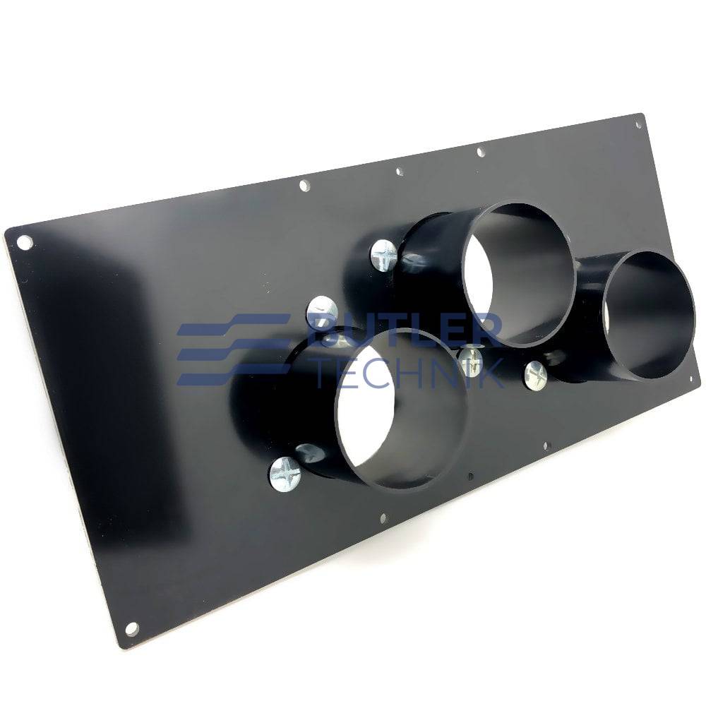 Webasto Silencio Blower Box front fascia plate for connecting 60mm warm air ducting 