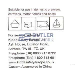 Kidde Kiddie Digital Carbon Monoxide CO Alarm | K10LLDCO 