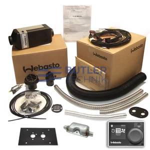 Webasto Air Top 2000 STC Petrol RV Gasoline 2kW Heater kit Kit 12v Exhaust Muffler & MultiControl HD 