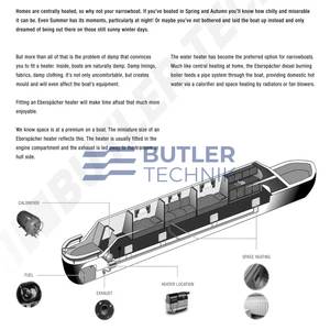 Eberspacher Hydronic S3 D5E Narrowboat kit inc Easy Start Pro 7 Day Timer | 292135000024 