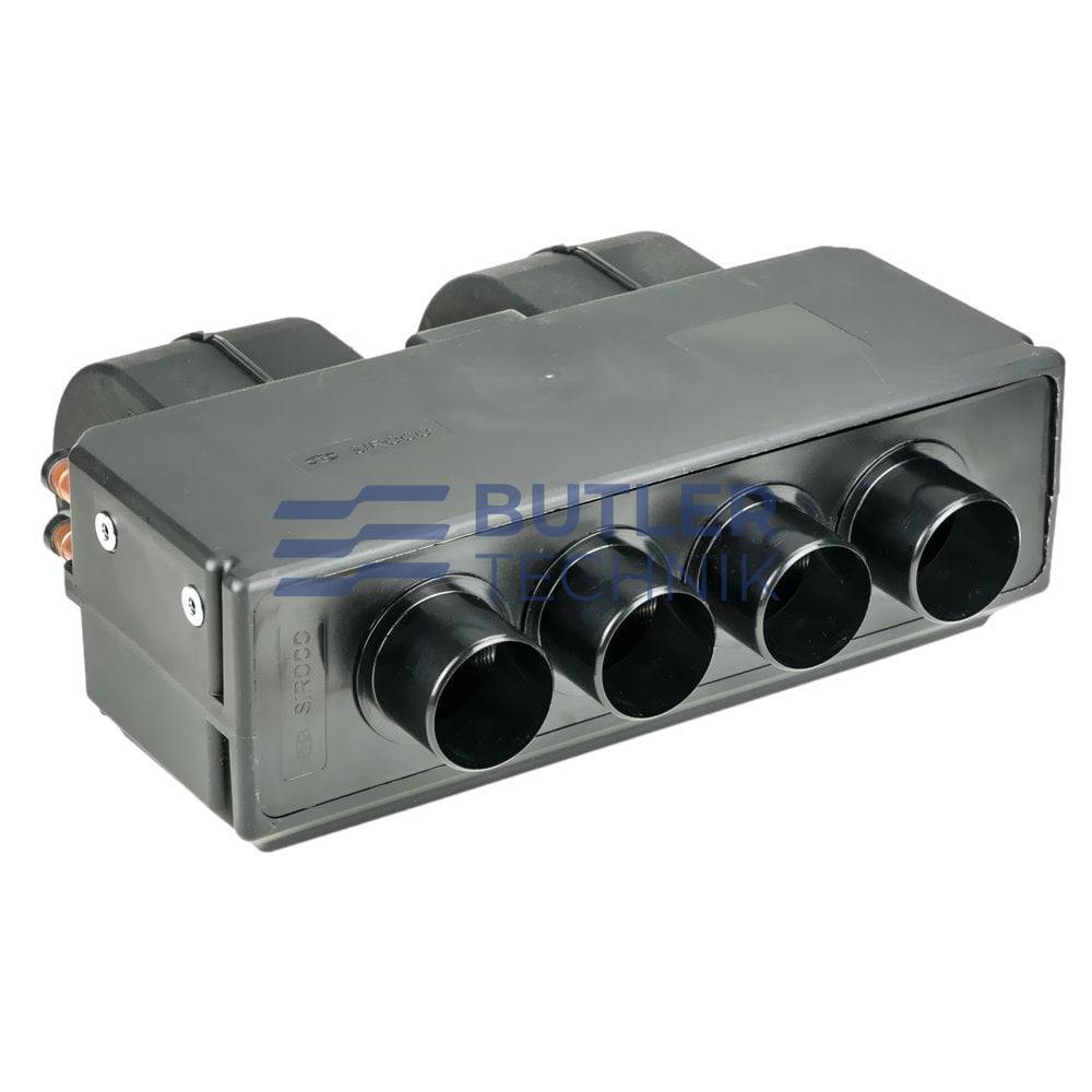 Siroco Water Heater Matrix Austral Performance 4 60mm Outlets 3 Speed Blower 24v 10.4kw Black 