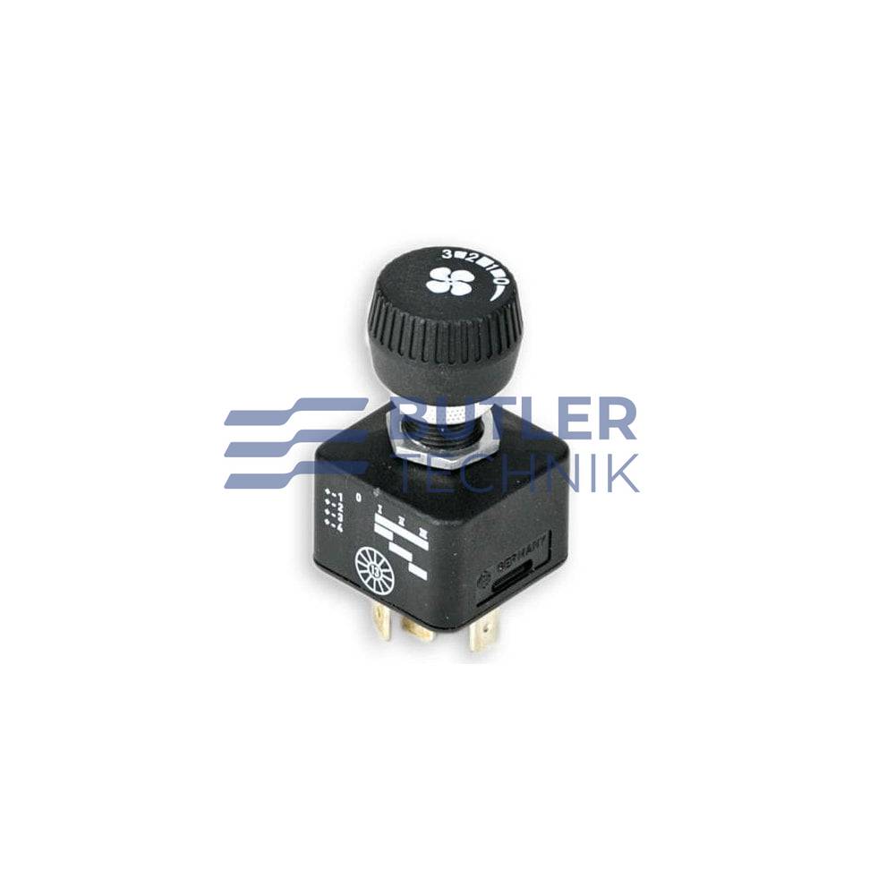 Siroco Eberspacher or Webasto 4 Position Rotary Switch | Small | 4300105 