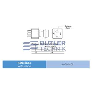 Siroco Eberspacher or Webasto 4 Position Rotary Switch | Small | 4300105 