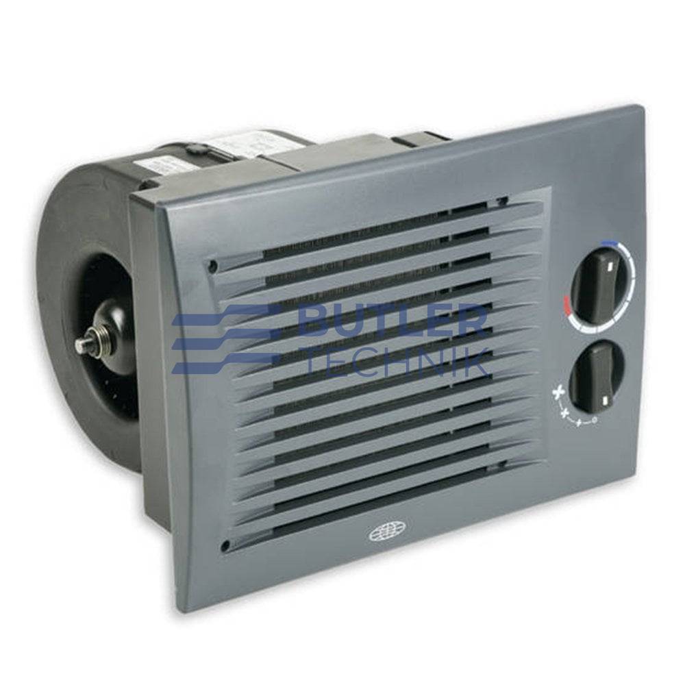 Siroco Water Heater Matrix Arizona 3 Speed Low Noise Blower 12v 4.7kw Output Anthracite 