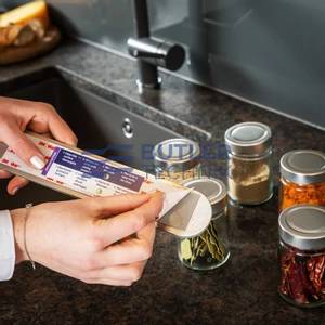 Silwy Magnetic Spice Jars Black 192ml - Set of 3 