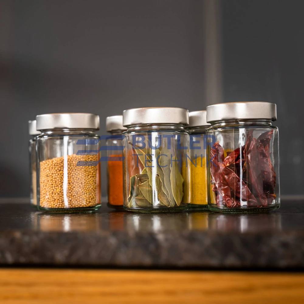 Silwy Magnetic Spice Jars Glass Delicacies set 192ml RV Camping Boat Butler Technik