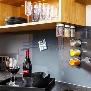 Silwy Magnetic Spice Jars Clear Glass 192ml - Set of 3 