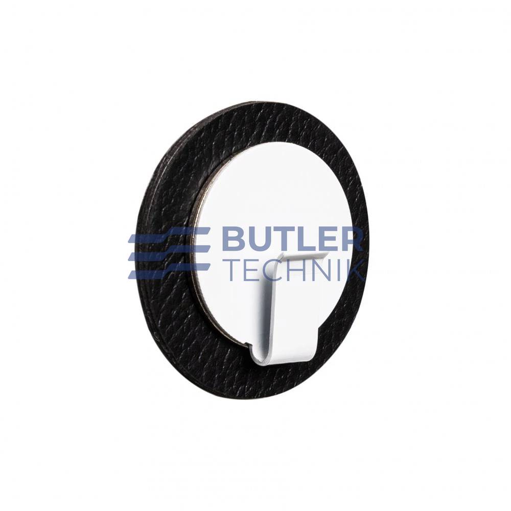 Silwy Luxury White Magnetic Hook with Metal Nano-Gel Pad BLACK 