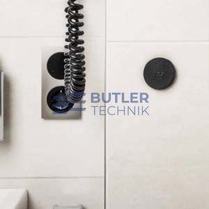 Silwy Luxury White Magnetic Hook with Metal Nano-Gel Pad BLACK 