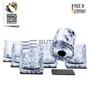 Silwy Magnetic Plastic Glasses TUMBLER (Set of 6), High-Tech 