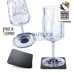Silwy Luxury Plastic Wine Glasses - Set of 2 