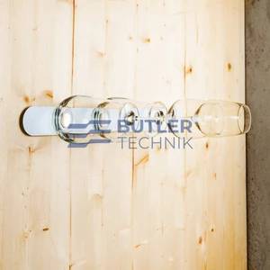 Silwy Leather Metal Strip for Magnetic Glasses and Hooks - White - 50 cm 