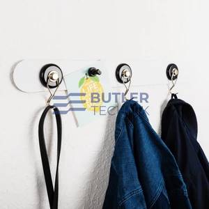 Silwy Leather Metal Strip for Magnetic Glasses and Hooks - White - 50 cm 