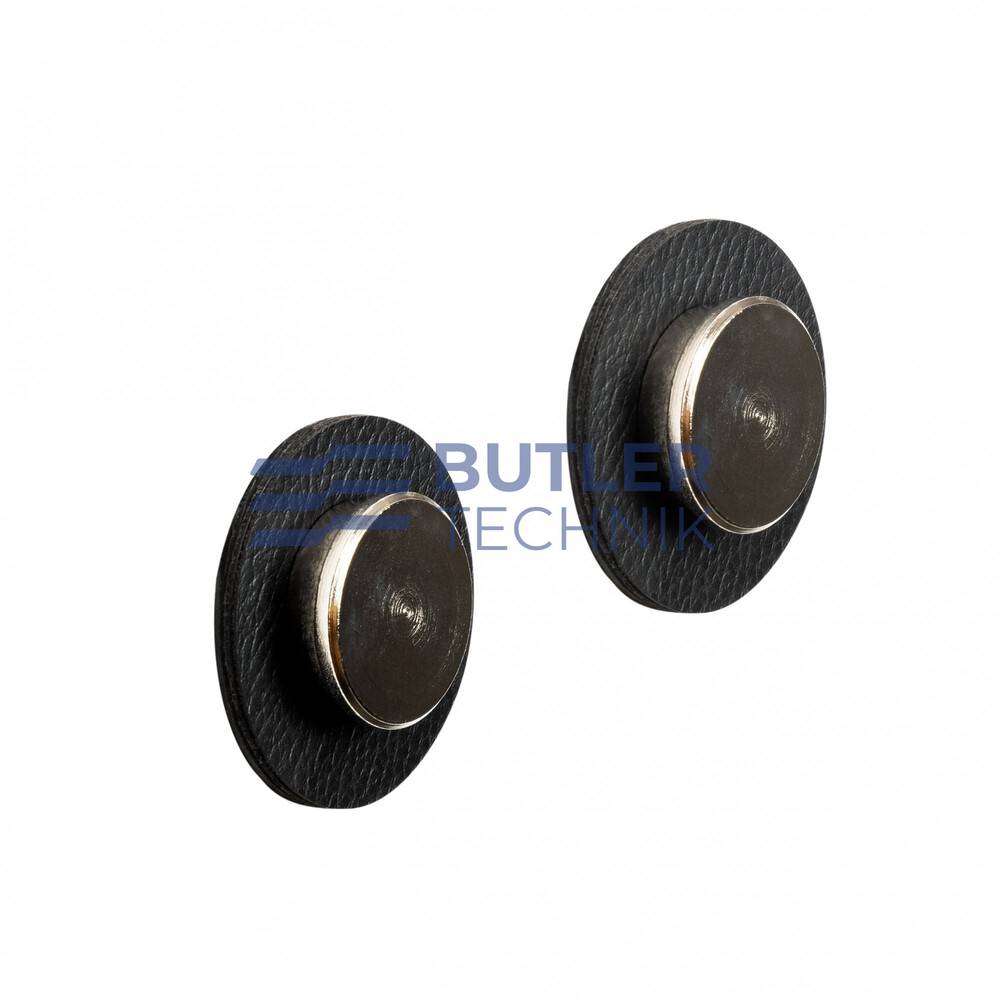 Silwy Magnetic SMART Pins with Metal Nano-gel Pads - Black - 2 Pack 