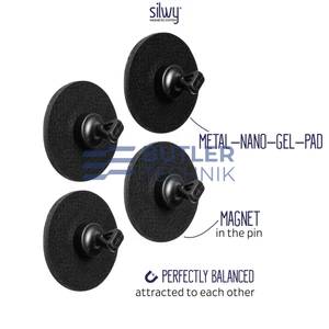 Silwy Magnetic Flex Pins - 4 Pack - Pins Only 