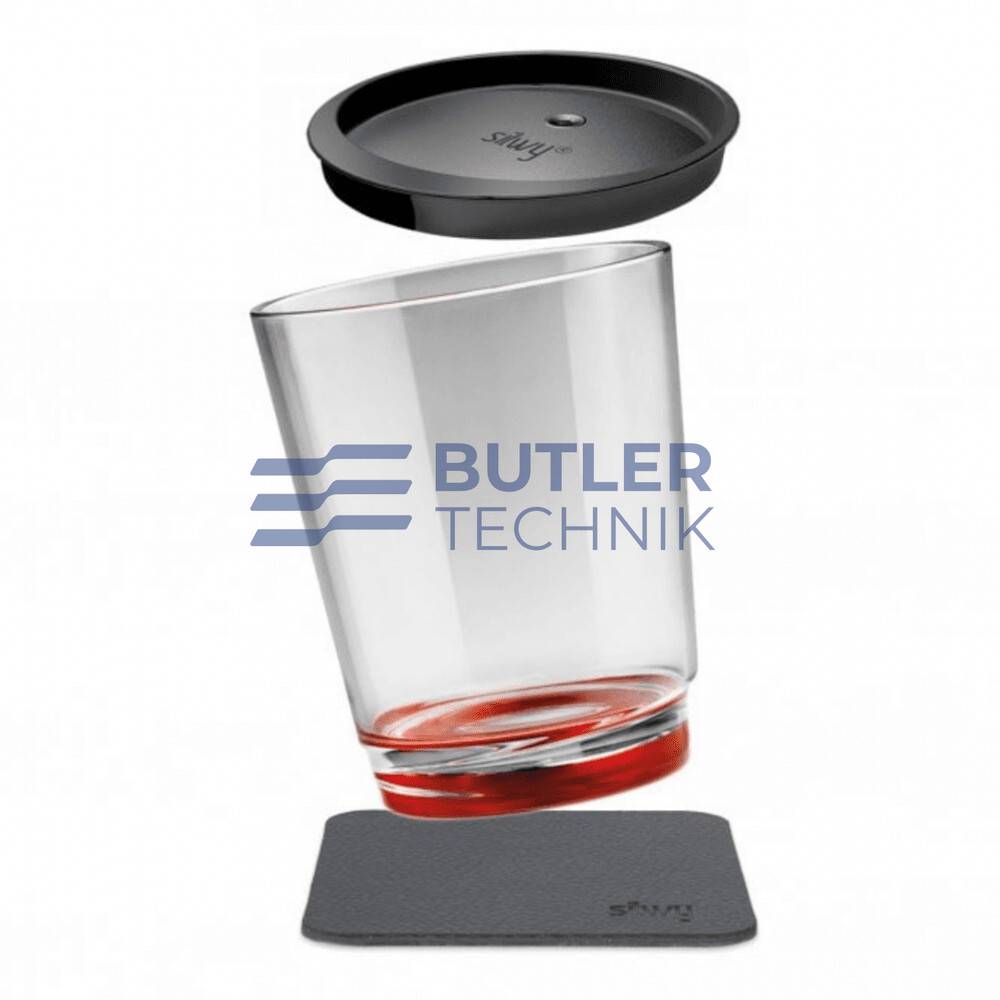 Silwy Magnetic Plastic Drinking Cup With Lid - Ready Red 