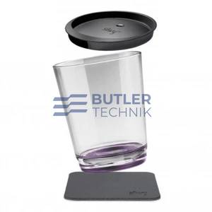 Silwy Magnetic Plastic Drinking Cup With Lid - Very Berry 