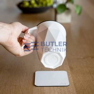 Silwy Magnetic Travel Coffee Cup with Lid and Metal Nano Gel Coaster 