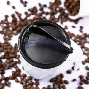 Silwy Magnetic Travel Coffee Cup with Lid and Metal Nano Gel Coaster 