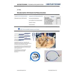 Butler Technik Eberspacher or Webasto Mercedes Sprinter 2018 Onwards Fuel Tank Connector Kit | E7193S 