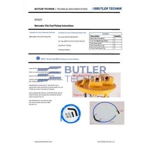 Butler Technik Eberspacher or Webasto Mercedes Vito Fuel Tank Connector Kit | E0432V 