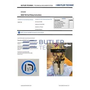 Butler Technik Eberspacher or Webasto MAN TGE Fuel Tank Connector Kit | E0422M 