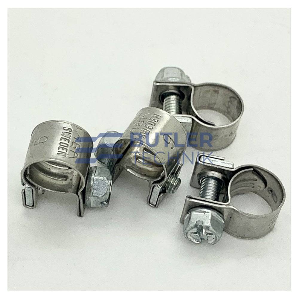 Eberspacher 4 x  fuel hose clamp 9mm 