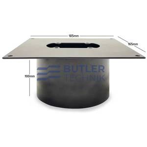 Butler Technik Eberspacher or Webasto Mount PRO100 Diesel Heater Turret Plate Extra Deep 100mm Bracket 
