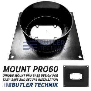 Butler Technik Eberspacher or Webasto Mount PRO60 Diesel Heater Turret Plate 60mm Bracket 