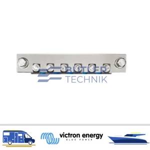 Victron High Current Busbar to connect 6 Modular Mega Fuse Holders | CIP100400070 