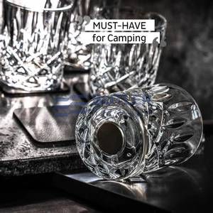 Silwy Magnetic Crystal Nachtmann Glass WHISKY - set of 4 