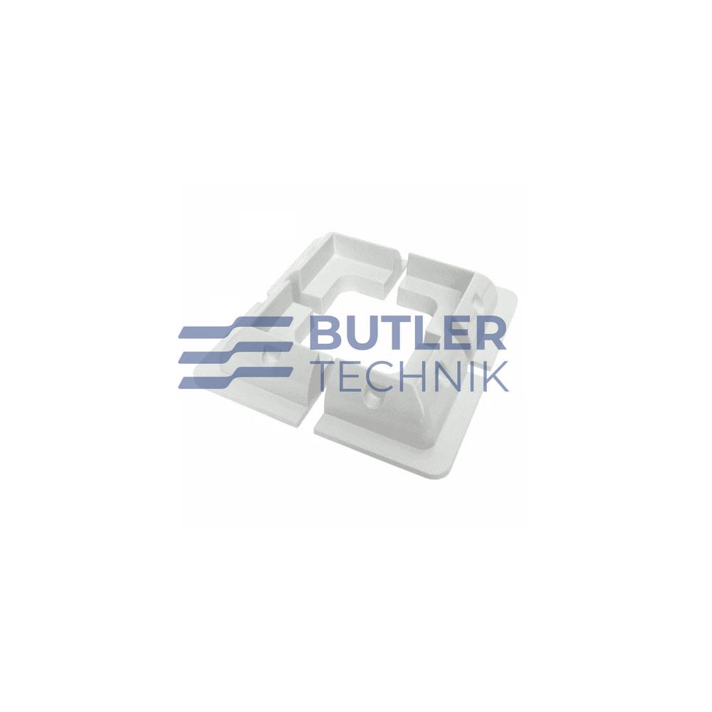 Victron Solar Panel Mounting Brackets White Plastic Corner Profiles 