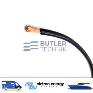 Victron BLACK 6mm2 Cable per meter 50amp DC For  Solar Chargers MPPT and Panels 