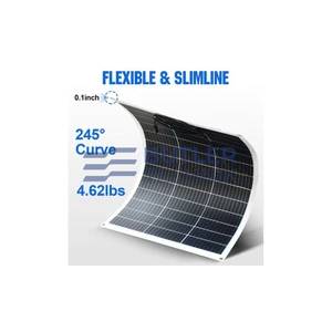 Victron ECO-Worthy 130w 12v Flexible Mono Solar Panel For use with  MPPT 