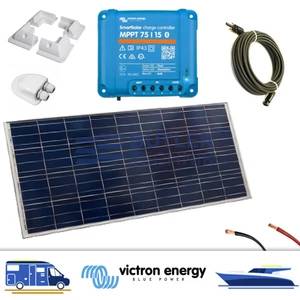 Victron 140w Mono Solar Panel Kit with SmartSolar 75/15  MPPT | SCC075015060R 