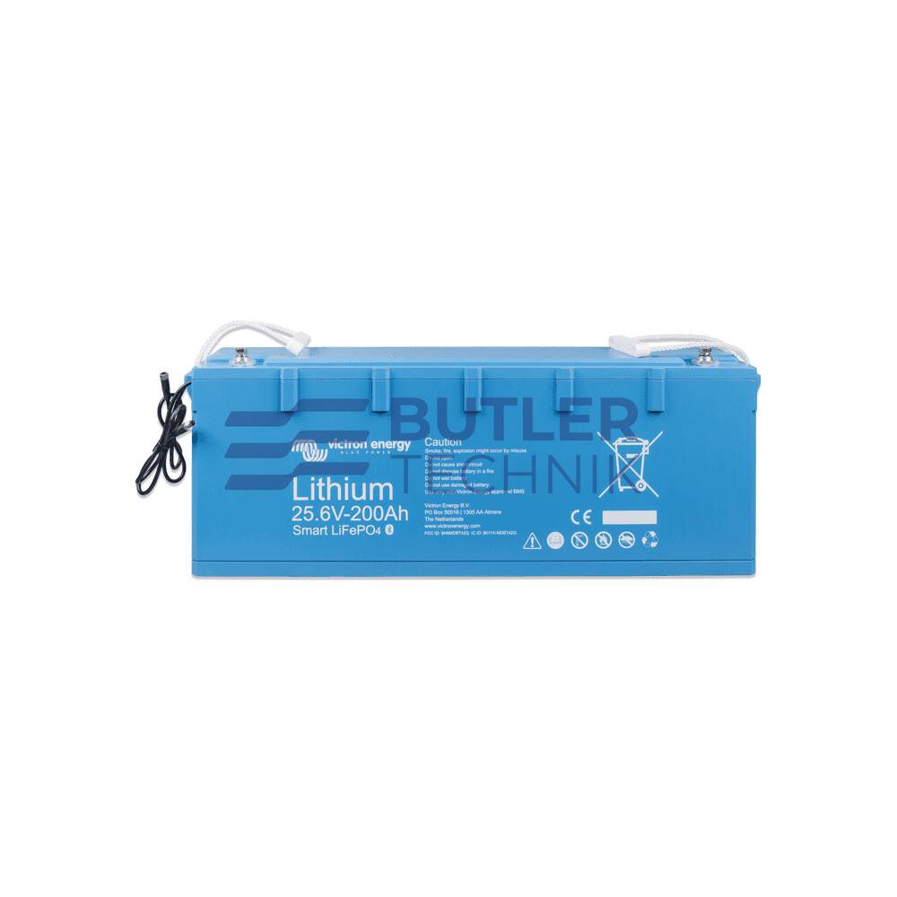 Victron Smart Lithium Battery 25.6V 200Ah -a LiFePO4 | BAT524120610 Blue