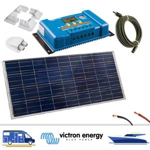 Victron PWM Controller 30a with 140w Solar Panel and Mounting Accessories Kit 