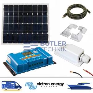 Victron PWM Controller 30a with 55w Solar Panel and Mounting Accessories Kit 