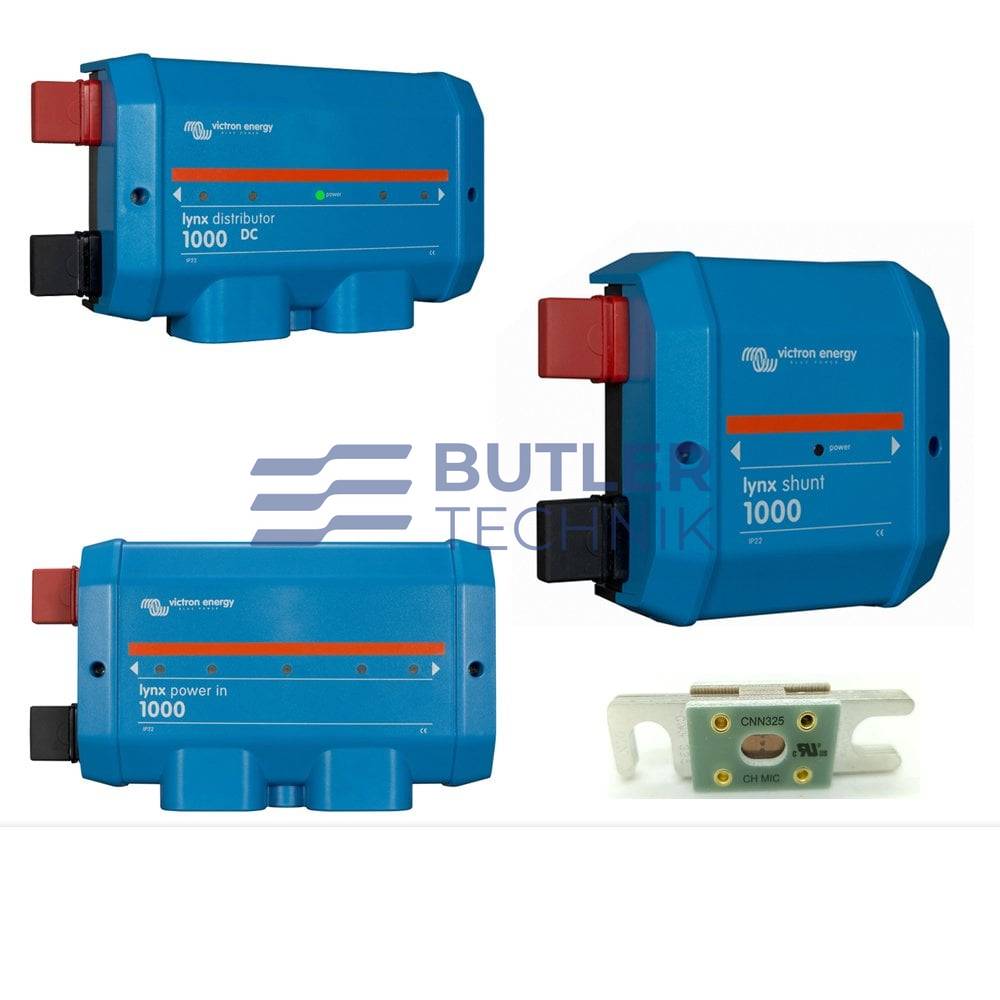 Victron Lynx Distribution System with Distributor PowerIn Shunt and CNN Fuse 