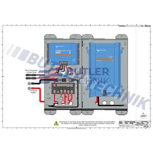 Butler Technik Victron Mount Plate Bracket Marine Grade Stainless Chargers, Phoenix Inverter and Multi Inverter Charger | PLA050210070 