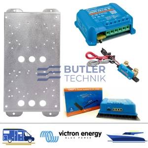 Butler Technik Victron Campervan Mount Plate Starter Kit With SmartSolar MPPT Orion-Tr Smart Charger and SmartShunt Module A Kit 