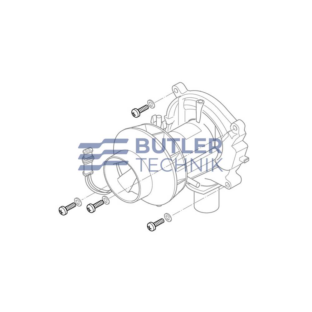 Eberspacher Heater Motor Screw M5x25 | 10310462 | 10309007 