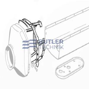 Eberspacher Heater Intake Hood Support Cage | 251729010003 
