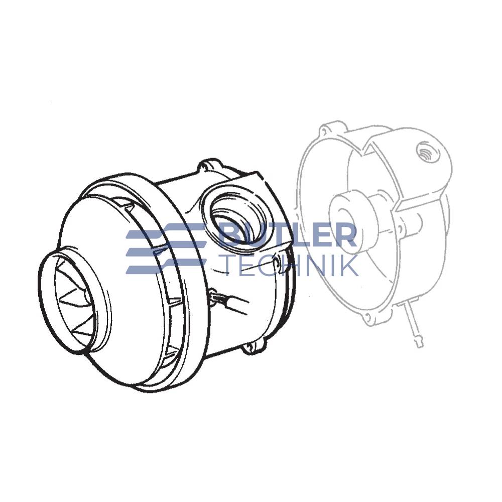 Eberspacher D8LC heater blower motor 12v | 251765200000 