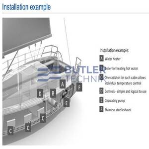 Webasto Thermo Pro 90 24v Marine Kit with switch and silencer - 9.1kW | 4111185A | CLEARANCE 