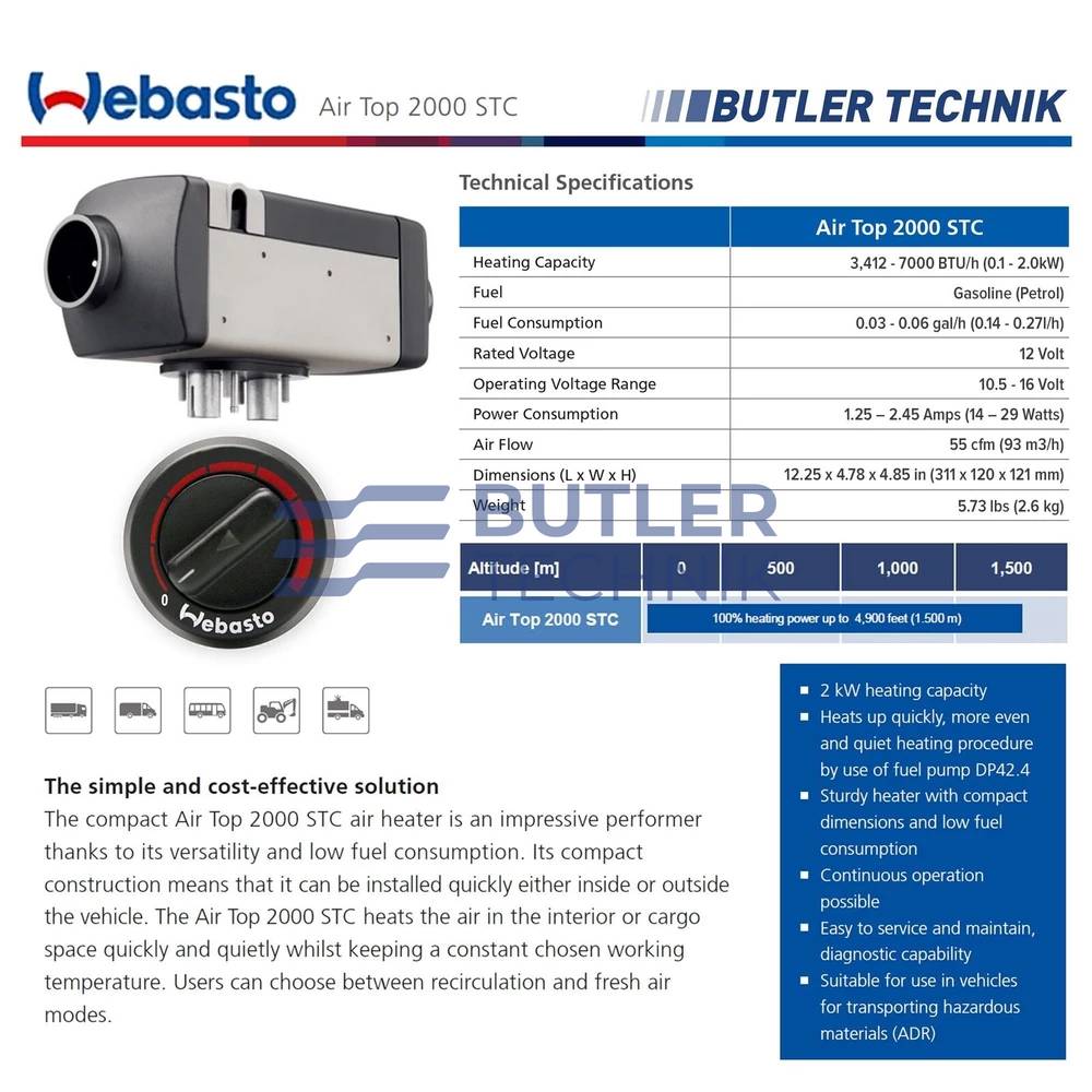 Webasto Diesel Heater Installation Air Top 2000 Stc Manual Ford