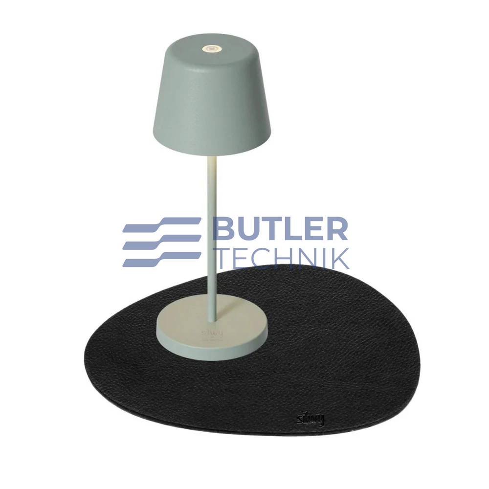 Silwy Magnetic Sompex Rechargeable Table Lamp Monaco Olive Green incl Placemat 