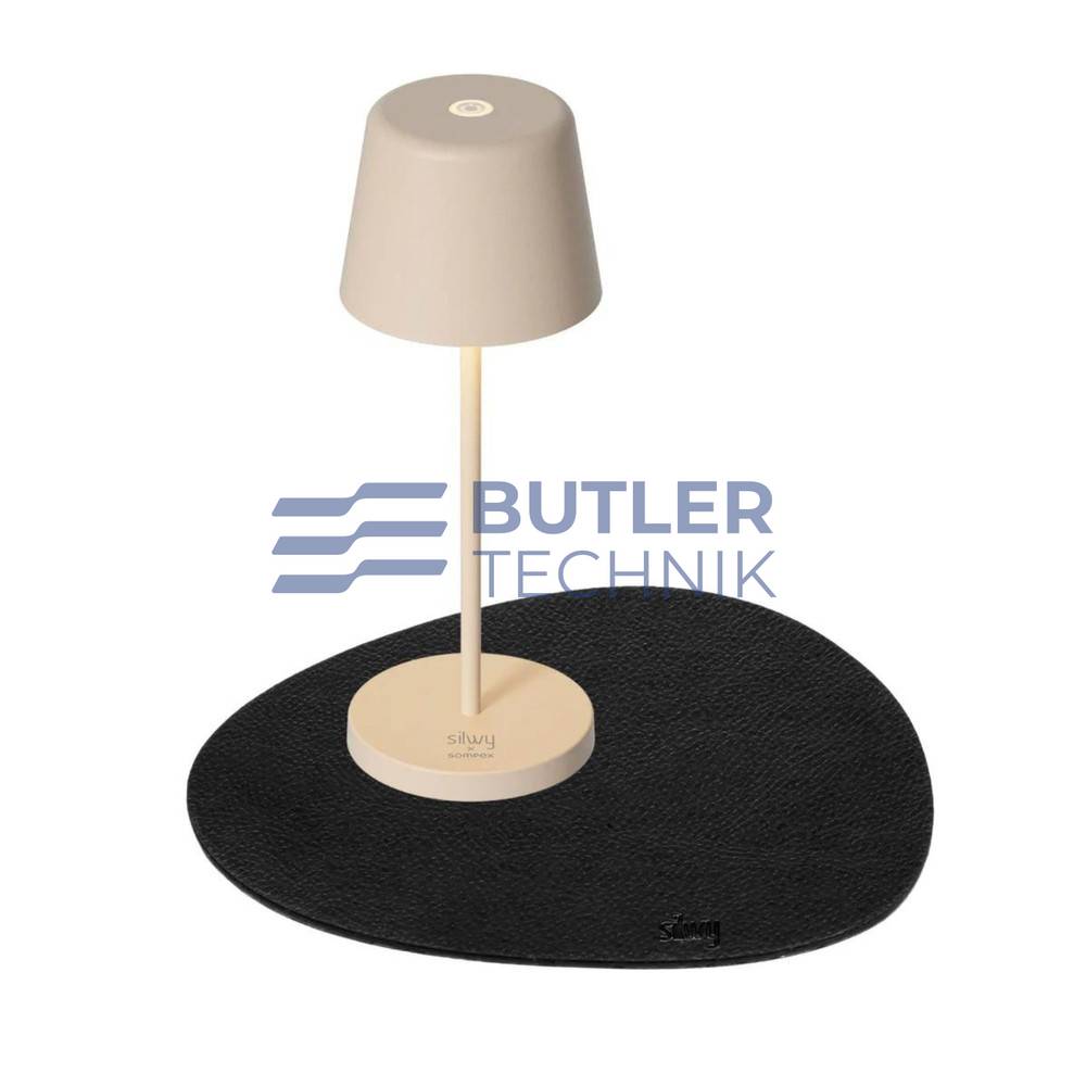 Silwy Magnetic Sompex Rechargeable Table Lamp Monaco Sand incl Placemat 