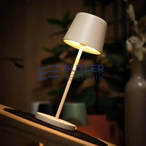 Silwy Magnetic Sompex Rechargeable Table Lamp Monaco Sand incl Placemat 